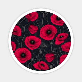 Red Poppies Magnet